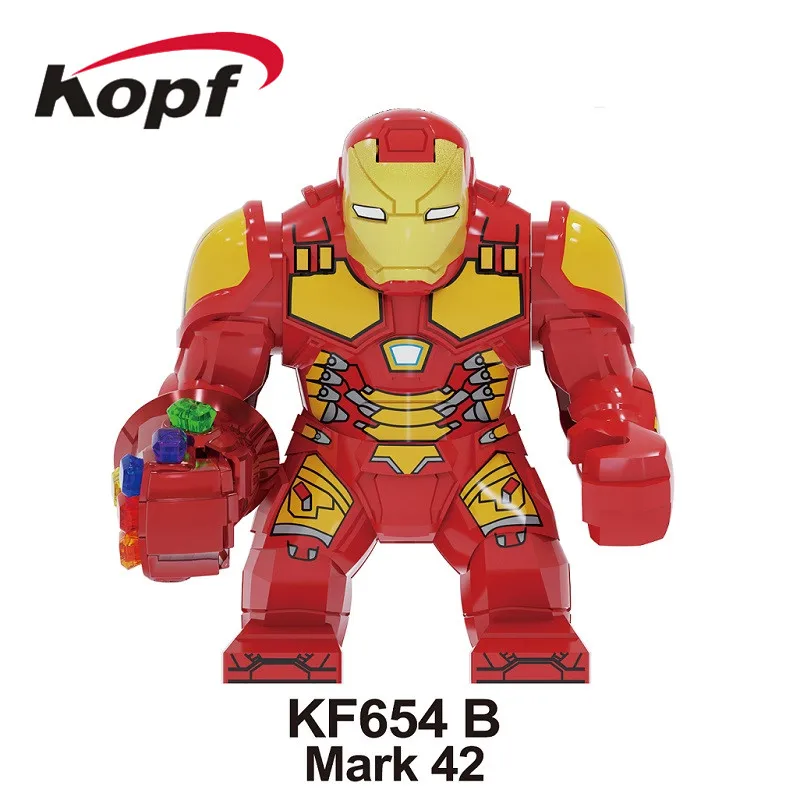 Building Blocks Super Heroes atman Superman Black Panther The Flash Thor Wolverine Bricks Dolls Figures Toys For Children KF6077 - Цвет: KF654B Without Box