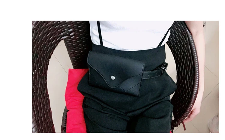 women bag fashion leather phone waist bags small belt handbag (2)