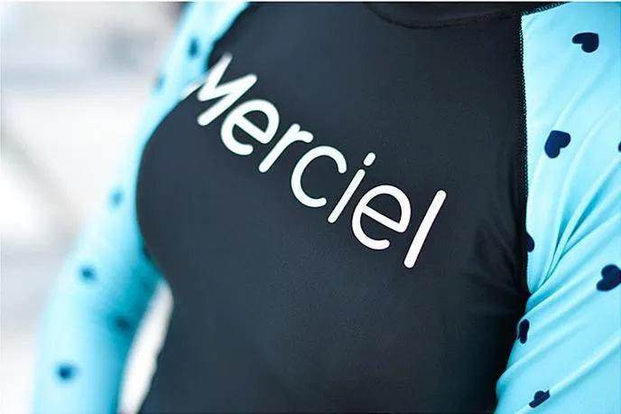 Рашгард женский купальник MERCIEL Rashguard с длинным рукавом купальник для серфинга для женщин бикини Maillot De Bain Femme