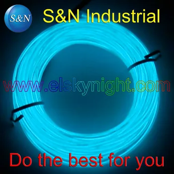 

Ice blue15M EL Wire with professional tron dance (on/off) El inverter for Christmas decoration or tron dance show free shipping
