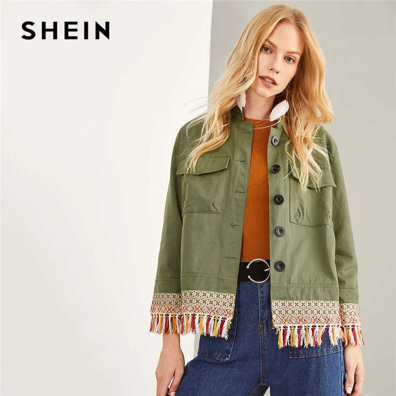 Shein army jacket Clearance