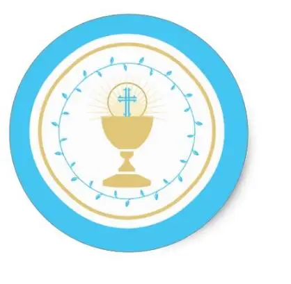 

1.5inch First Communion Envelope Seal or Favor Sticker 1
