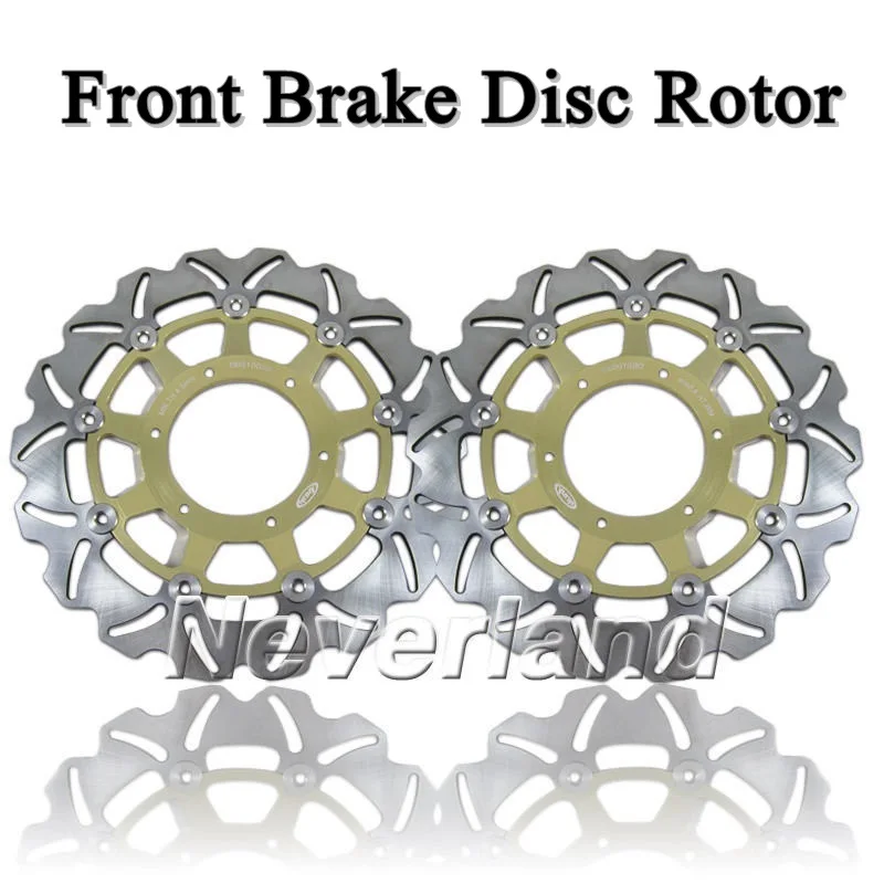 

Gold Front Brake Disc Rotor for Honda CBR 600 600F F4i SPORT 01-02 CB 900 900F HORNET 02-06 Motorcycle D15