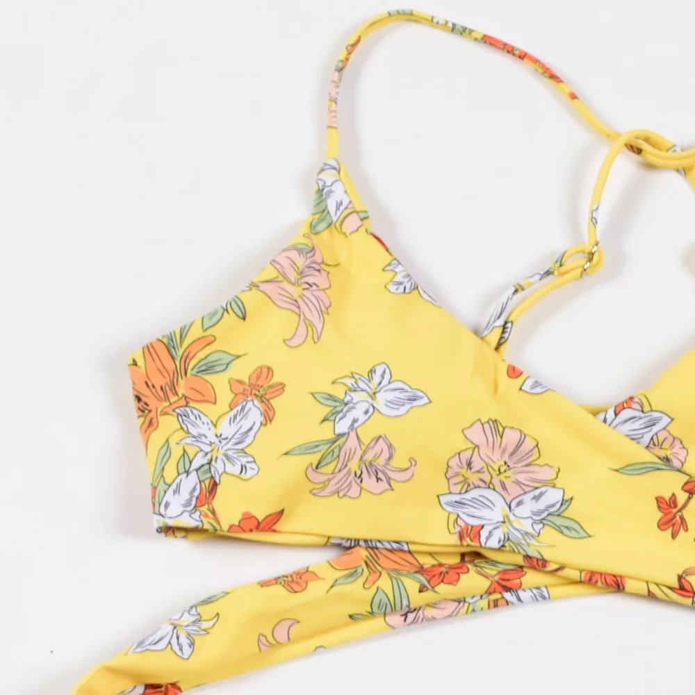 Hot Sale Bikinis Set Swimwear Women Printing Push Up Bikini Bandage Triangle Swimsuit Female Separate Swimmer Beach Wear  (9)
