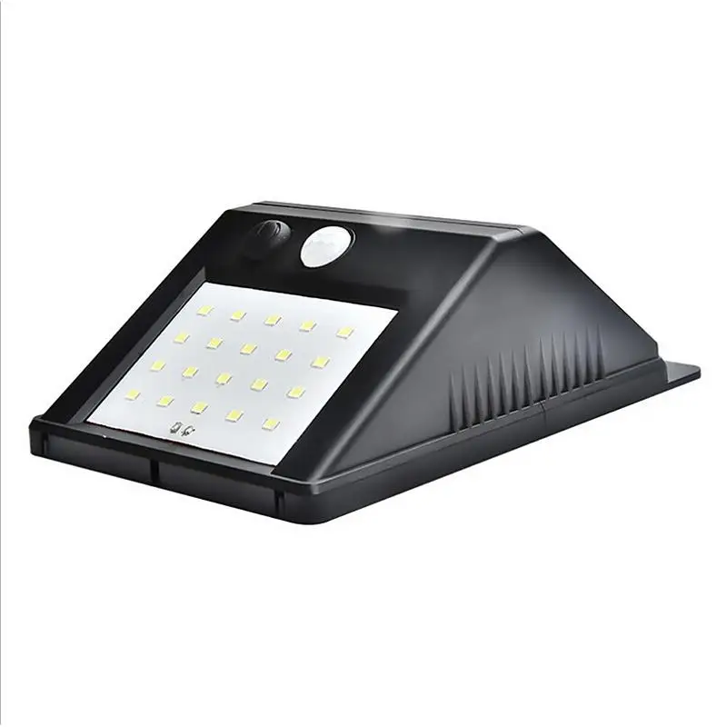 Outdoor 20 LEDs Split Solar Powered Light Bulb PIR Motion Sensor 3 Modes Waterproof Separate