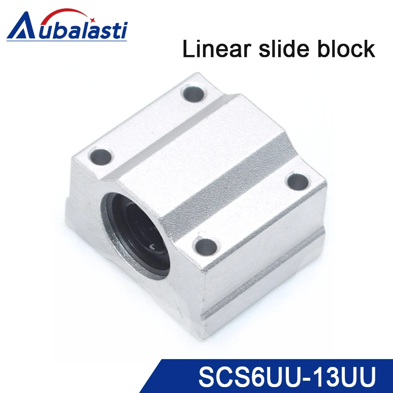 Aubalasti 4 шт. Линейный шарикоподшипник SCS6UU SCS8UU линейный направляющий рельс