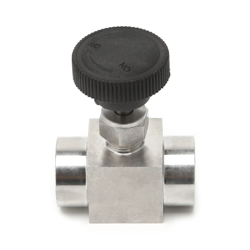 

1PC 3/8" Needle Valve Female Thread 304 Stainless Steel Flow Control Shut Off 915 PSI High Quality #20/22W
