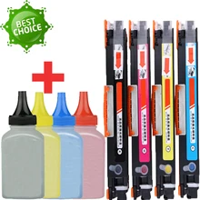CE310A CE311A CE312A CE313A color toner cartridge+4X powder for HP CP1025 1025 CP1025nw MFP M175 M275 CE310A CE311A CE312A CE313A color toner cartridge+4X powder for HP CP1025 1025 CP1025nw MFP M175 M275