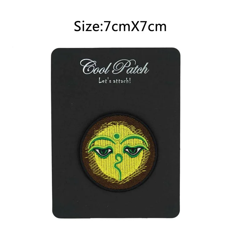Lotus AUM OM infinity hindou Hindouisme Yoga indien Trance brod/ée Chiffon Iron on Patch