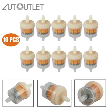 

AUTOUTLET 10 pcs Universal Fuel Filter 7mm 8mm Petrol Filter Filter Motorcycle Scooter Car Motorcycle Accessories Oil Filt