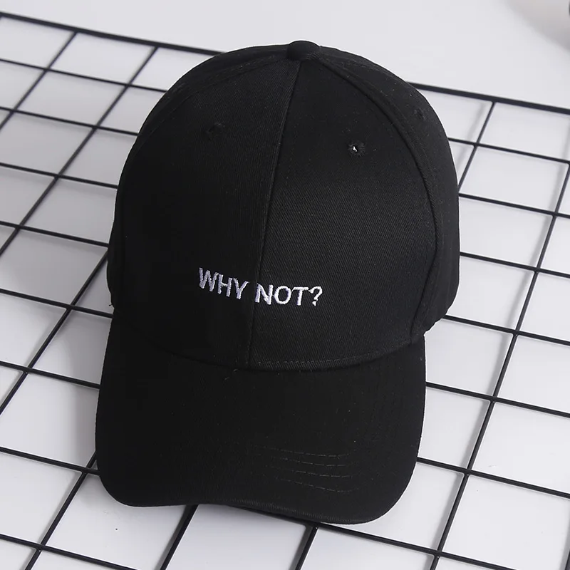 Бейсболка с надписью WHY NOT Snapback Кепка в стиле хип хоп для мужчин и женщин шапка