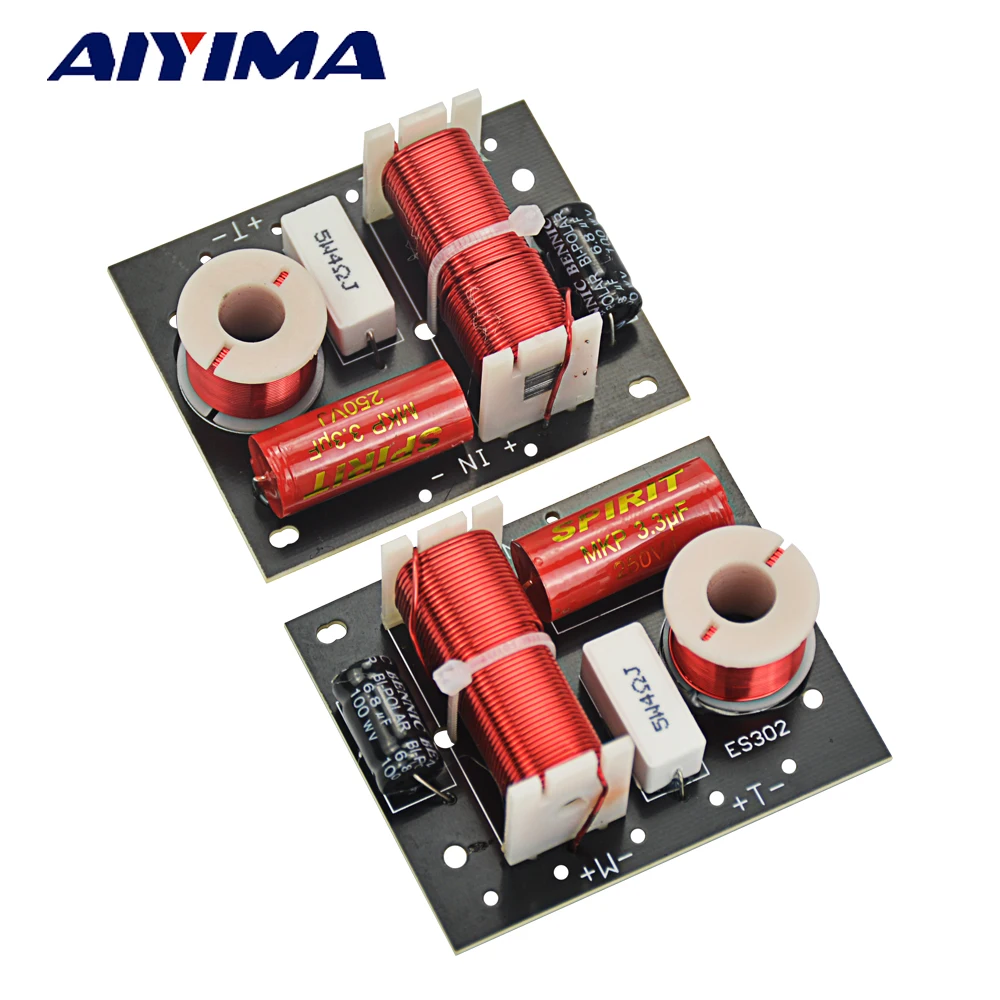 AIYIMA2Pcs2Ways80WAudioSpeakercrossoverTrebleBassFrequency