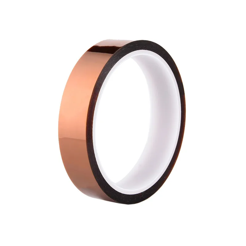 

20mm One-side Self-adhesive High Temperature Heat Resistant Polyimide Tape For BGA PCB SMT Soldering Shielding