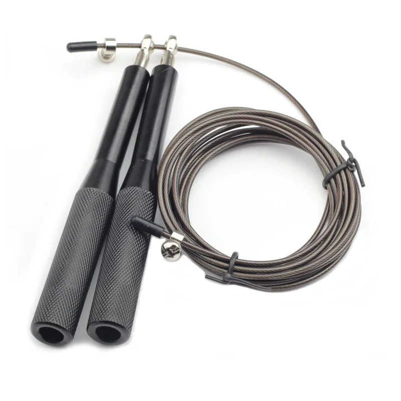 

Adjustable Jump Rope Skipping Rope 3M Speed Ball Bearing Metal Handle Skipping Rope Stainless Steel Cable Gym Fitness Equipment