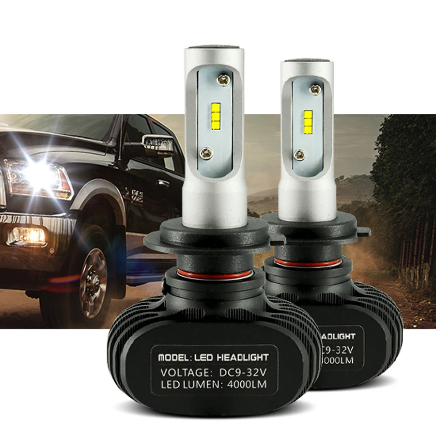 2pcs H11 H4 H7 LED 12V Car Headlight Bulb 9006 9005 H8 H1 Auto Led Automobile