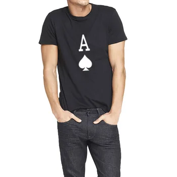 

Mens Ace of Spades Biker or Hot Rod T-shirts Men Tee