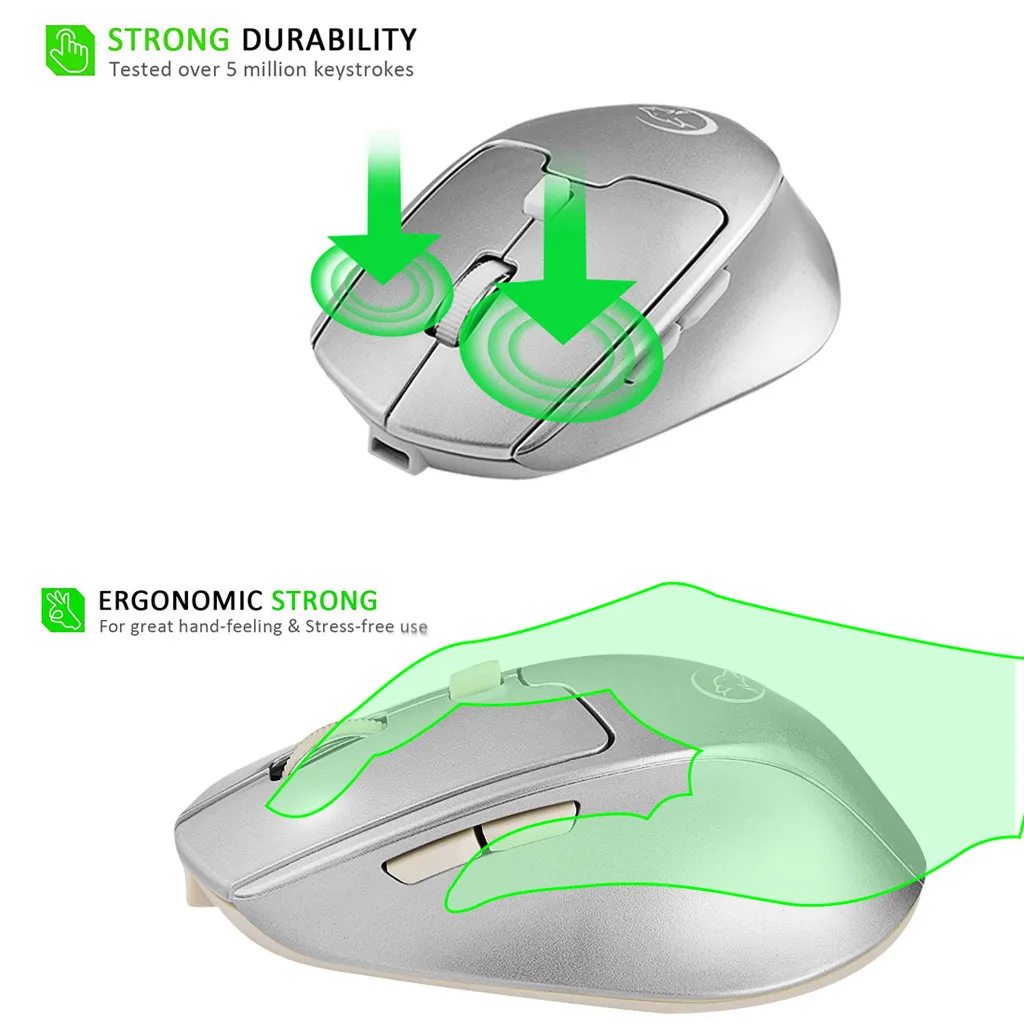 

VOBERRY YWYT G823 2.4 G+Bluetooth+Cable Mouse Charging Mobile USB Laptop Computer Game Mouse