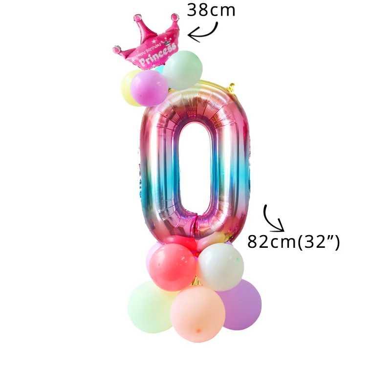 MEIDDING/вечерние Пригласительные открытки в виде единорога для детей, принадлежности для украшения дня рождения, посуда, воздушный шар, подставка для детского душа - Цвет: number 0