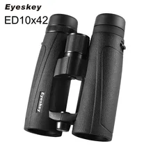 Eyeskey ED 10x42 стеклянный бинокль черный Водонепроницаемый Профессиональный бинокль открытый охотничий кемпинг оптика