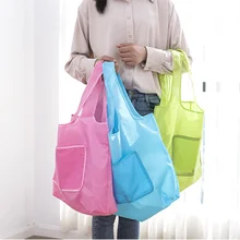 Модные Складная сумка для покупок, большая Ёмкость нейлон сумки 4 цвета многофункциональный сумка дорожная сумка для хранения вещей Портативный