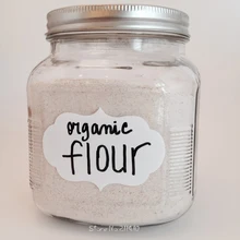 36 шт./компл. белый со стирающейся от маркера наклейки 7,6X5 см Водонепроницаемый виниловые наклейки на стену для Кухня номер кладовая Стекло наклейки-бирки A637