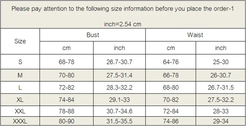 CA-FF1162size