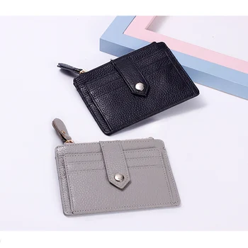 

Women Leather Coin Purse Fashion Wallet Female Card Holder Lightweight Mini Simple New