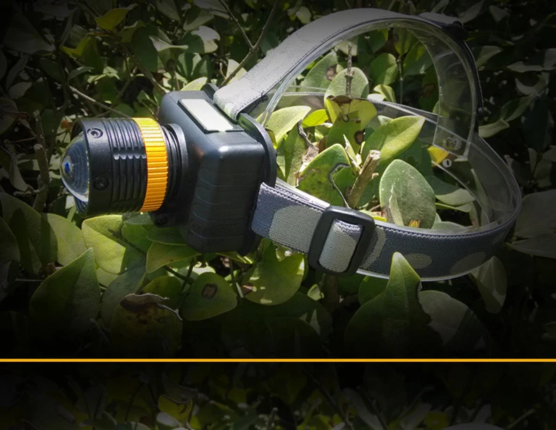 AIMIHUO LED Headlight Powerful USB Rechargeable Head Flashlight Fishing Head Lamp Built-in 18650 Battery Zoomable LED Headlamp  (7)