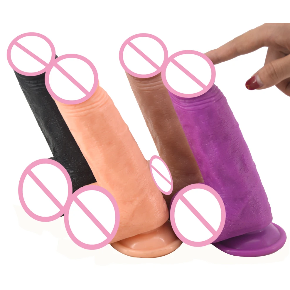 FAAK Realistic dildo with suction cup sex toys for women sex products stuffed vagina stimulate lesbian masturbation flirting