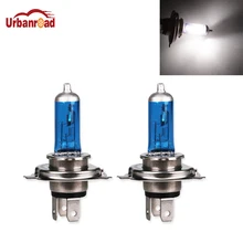 Urbanroad 10 шт. H4 P43T 6000 K DC12V автомобильные галогенные свет 55 Вт/60 Вт Высокий Низкий Луч света лампы фар Автомобильный Ксенон белый светодиодный светильник