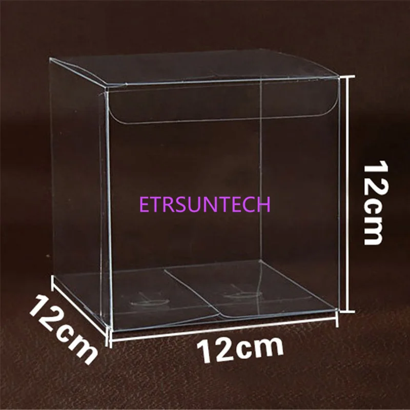 300 шт./лот квадратный ПВХ подарок на день рождения коробка прозрачный свадебный пользу держатель коробки для шоколада и сладостей события