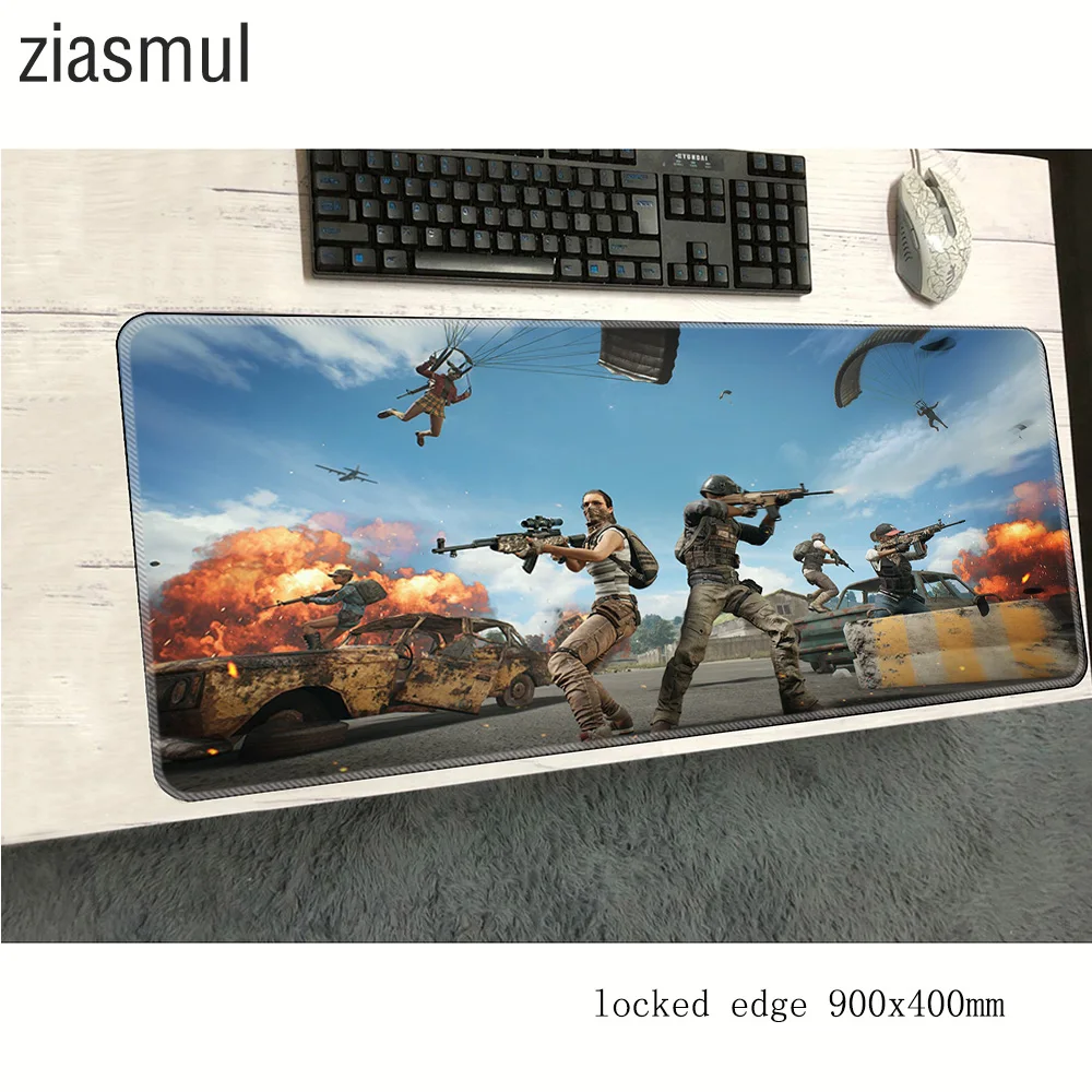 Коврик для мыши pubg 900x400x2 мм коврики подарок на Хэллоуин коврик игровые аксессуары