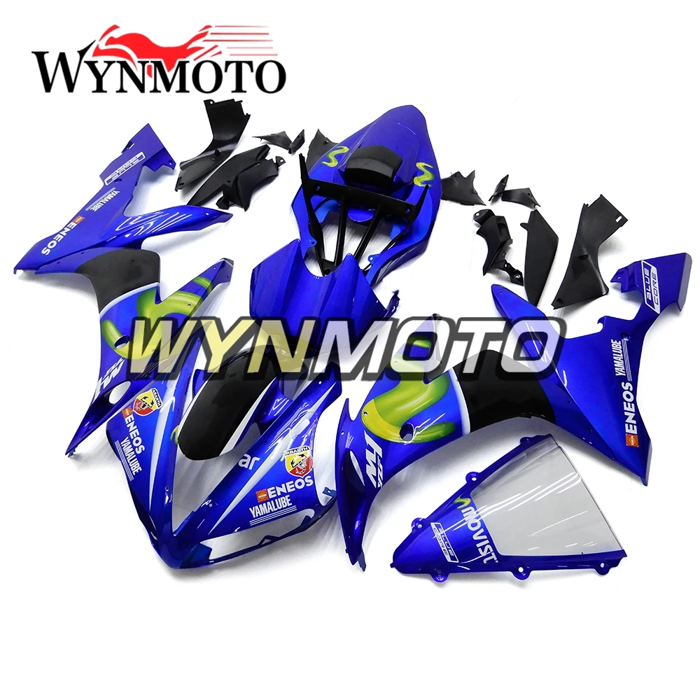 Полный комплект обтекателей для Yamaha YZF1000 R1 год 2004-2006 04 05 06 инъекций ABS пластик мотоцикл кузова синий капоты Новый