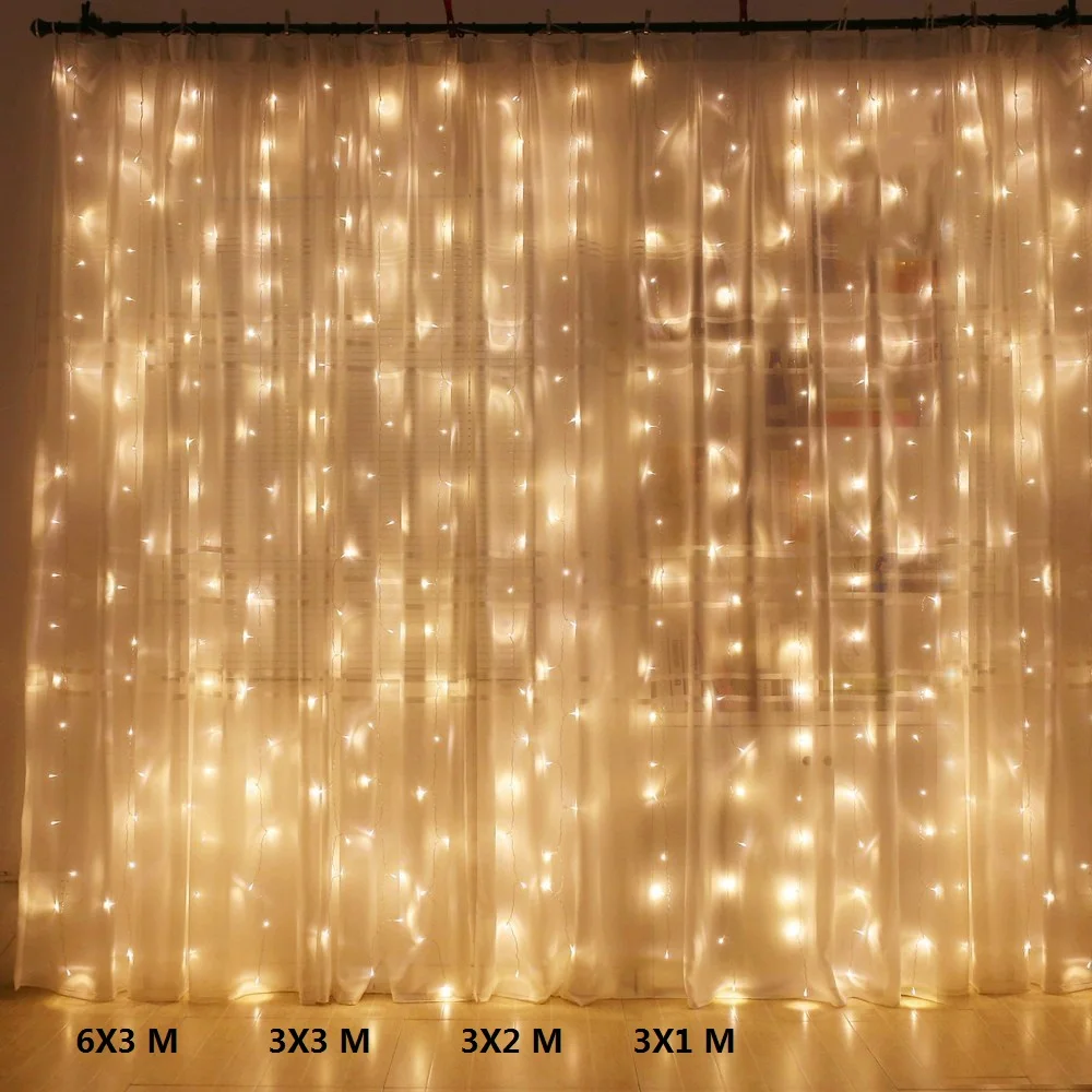 LED Curtain Luces LED Lights Decoration Fairy Lights Light String Living Home Festival For Wedding/Party/Curtain Decoration