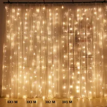 LED Curtain Luces LED Lights Decoration Fairy Lights Light String Living Home Festival For Wedding/Party/Curtain Decoration