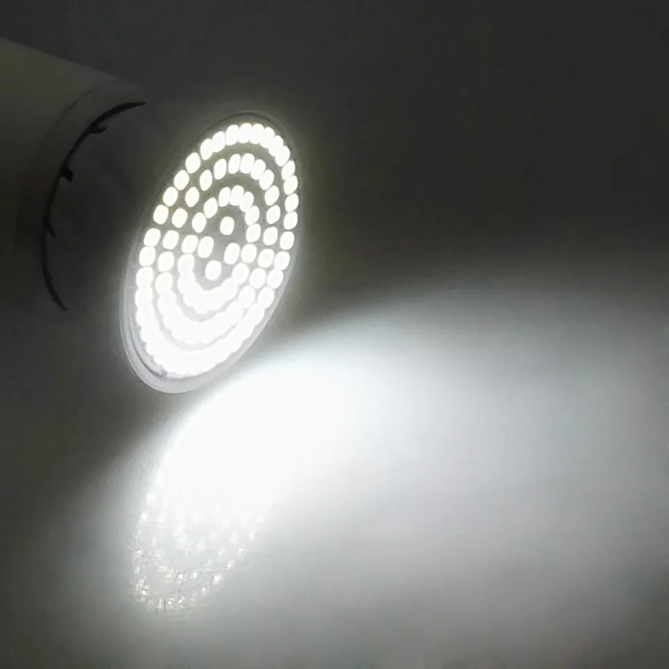 LED Bulb Lamp E27 MR16 GU10 220V LED Spotlight SMD2835 48leds 60leds 80leds High Bright Lamparas LED AC230V Spot Lampada LED