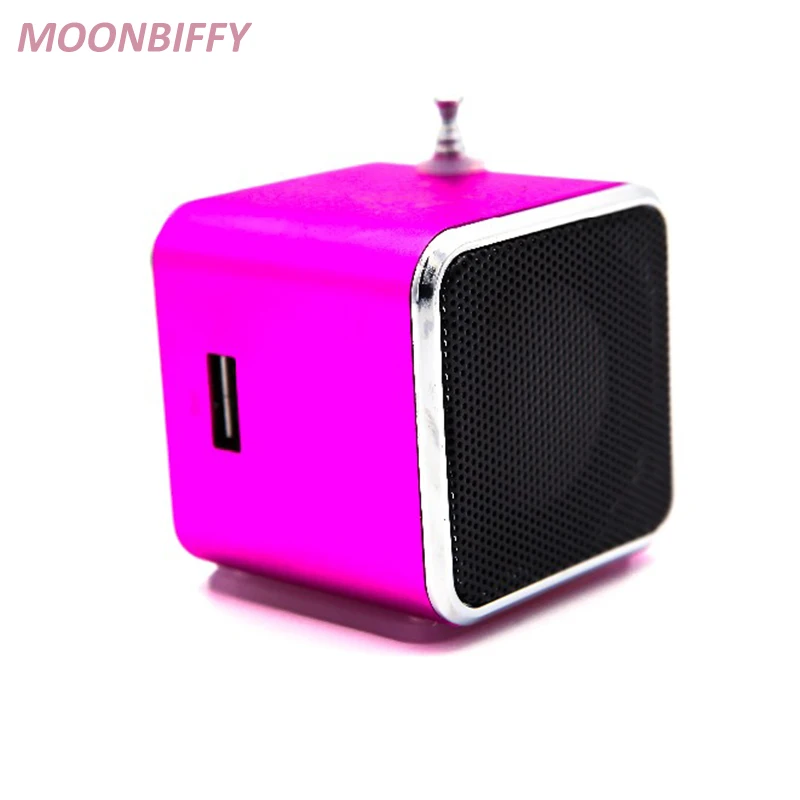 Мини динамик с радио Беспроводная портативная стереоколонка Micro USB колонка Ubwoofer