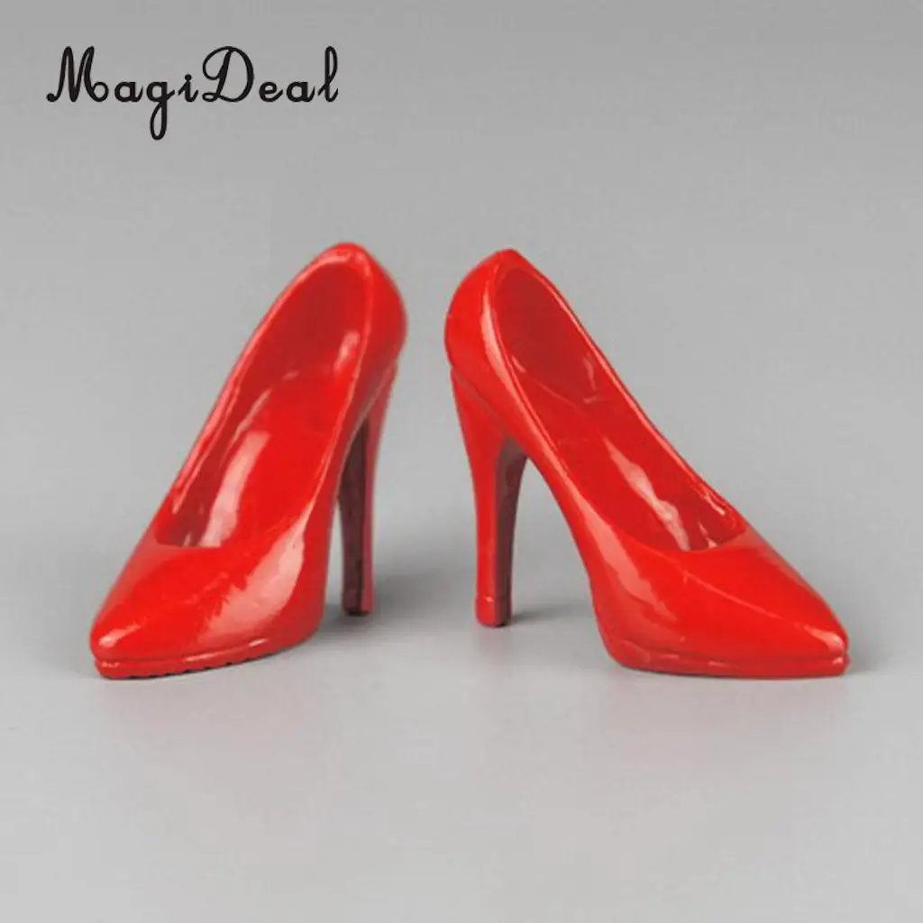 MagiDeal Fashion 1Pair 1/6 Scale Plastic High Heeled Shoes For 12 Inch Female Figures Body Models Party Show Stage Acce Gifts MagiDeal Fashion 1Pair 1/6 Scale Plastic High Heeled Shoes For 12 Inch Female Figures Body Models Party Show Stage Acce Gifts