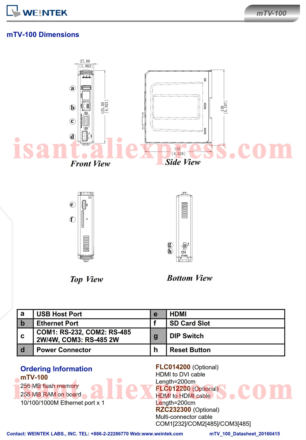mTV-100_Datasheet(2)