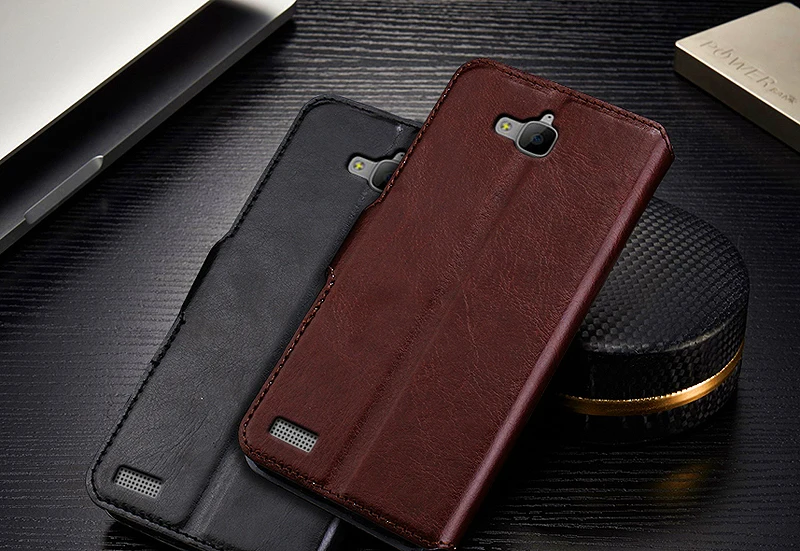 Magnetic PU Leather Stand Flip 5.0 For Huawei Honor 3C Lite Case For Huawei Honor 3C Lite Hol-U19 Cell Phone Cover Case