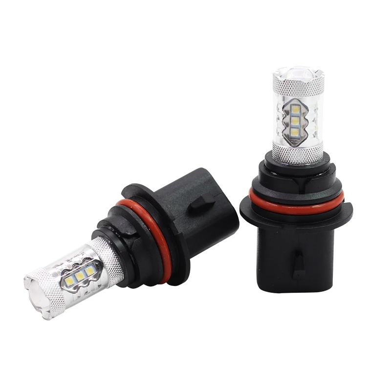 Cawanerl 2X9007 80 Вт светодиодсветодиодный Лампа 6000 лм Белый K 16 SMD Автомобильные