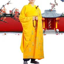 Желтый, 5 моделей, тысячи, одежда, буддийский монашеский халат, Зен, платье, форма для боевых искусств, cassocks, zuyi Униформа кунг-фу