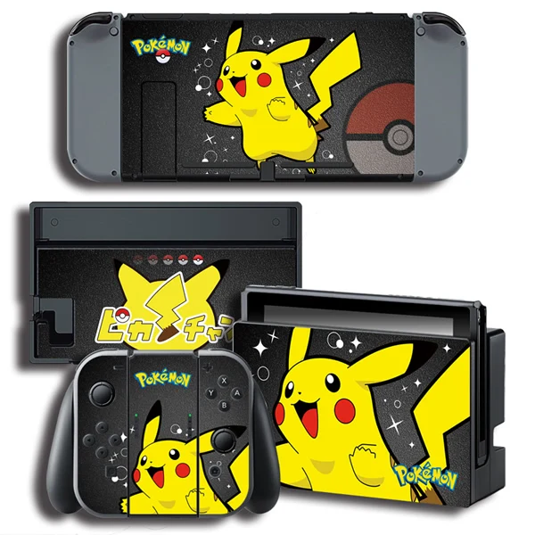 Pokemon Pikachu Vinyl Skin for Nintendo Switch Console