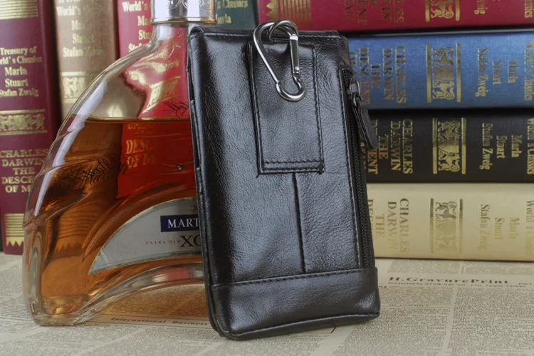 Повседневная мини-сумка из натуральной кожи, Мужские поясные сумки, чехол для samsung, для iphone, для xiaomi, чехол для мобильного телефона, funda capa