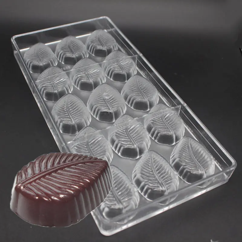 Buy Leaf Shaped Cheap Hard Plastic Chocolate Mould