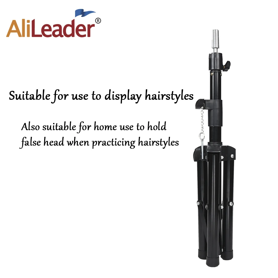 

Alileader Durable High Wig Head Tripod Stand 125Cm Strong Tripod For Mannequin Head Adjustable Wig Stand For Hair Training Head