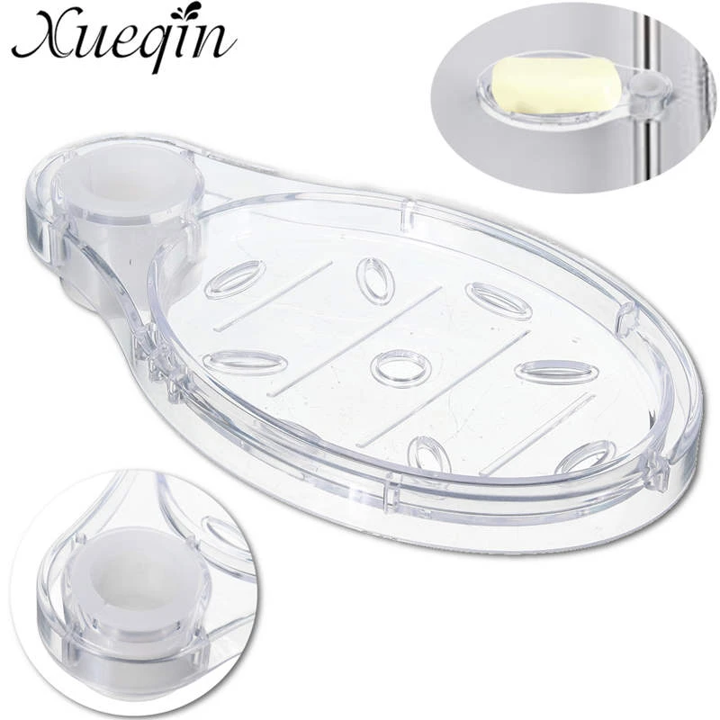 25mm Plastic Shower Rail Soap Dishes Box Soap Holder Soap Pallet Shower