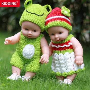 

30cm Reborn Baby Doll Soft Vinyl Silicone Lifelike Alive Babies Toys For Kids Girls Birthday Chirstmas Gift KF097