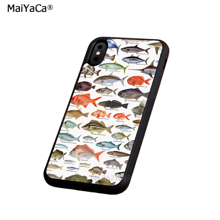 

fishes of australia soft edge mobile phone cases for apple iPhone x 5s SE 6 6s plus 7 7plus 8 8plus XR XS MAX case