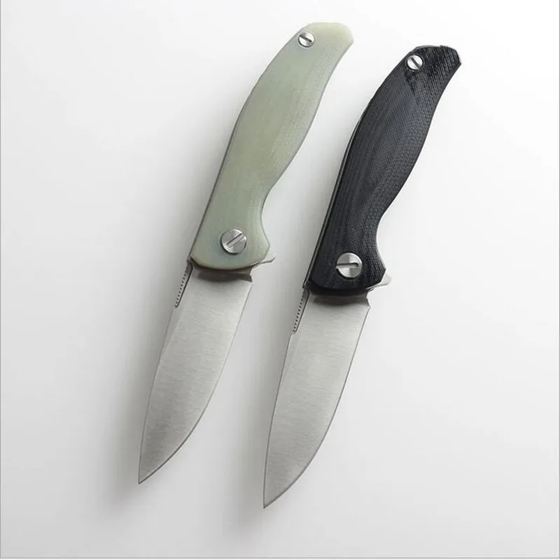 Folding Hunting Flipper Knife G10 Bearing Combat Survival Pocket Knives